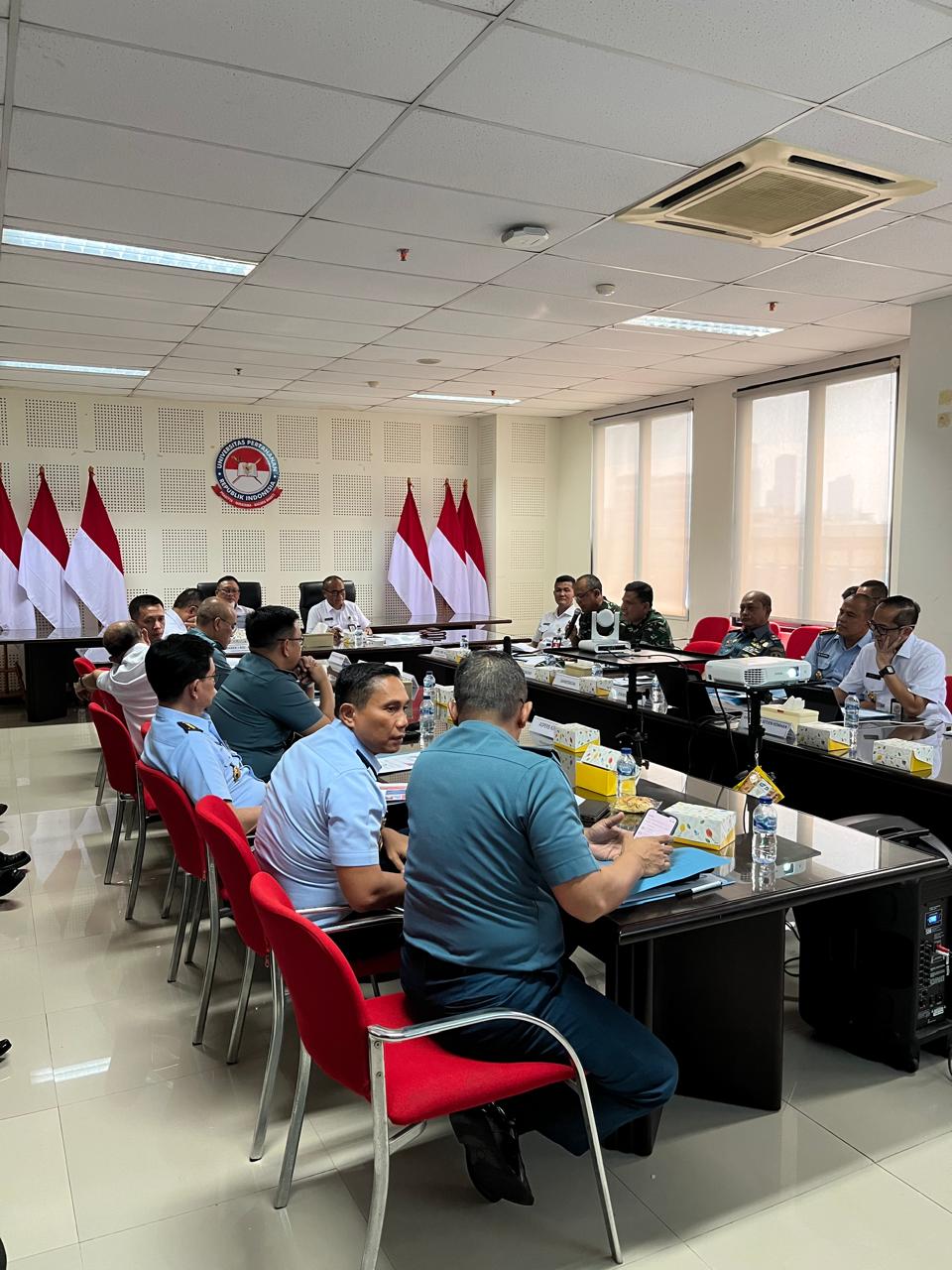 Fakultas Strategi Pertahanan Melaksanakan Kegiatan Rapat Prodi Kerjasama bersama Sesko TNI, Sesko AD, Sesko AU